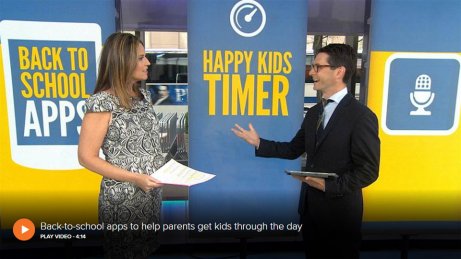 Happy Kids Timer featured on TODAY'S TECH online TV show